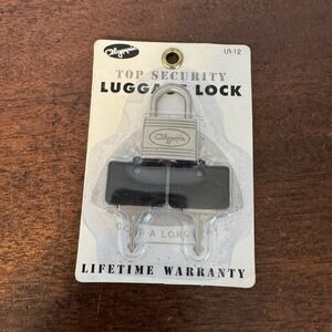 Olympia LA-12 Top Security Luggage Lock With Two Keys Factory Sealed NOS Protect